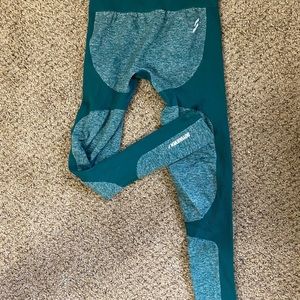DO YOU EVEN teal leggings